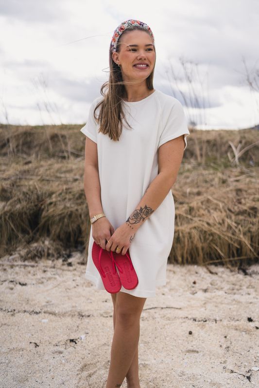 Hapylife Dress Vintage Dove 