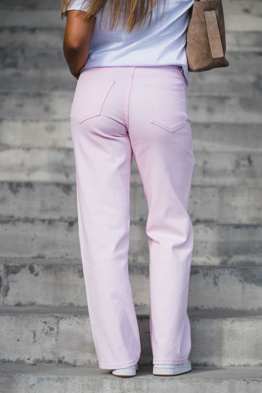 Pira HW Straight Pink Jeans Ballerina