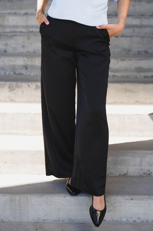 Pella HW Wide Pants Black 