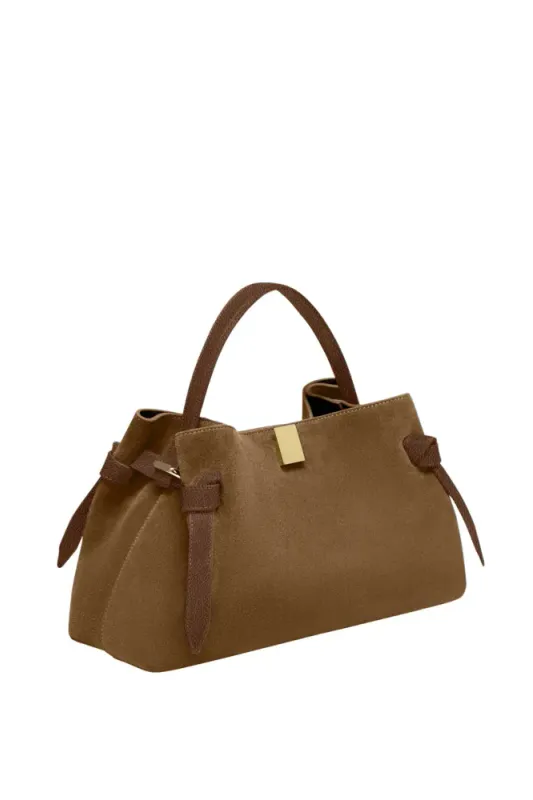 Gyoza Suede Cognac 