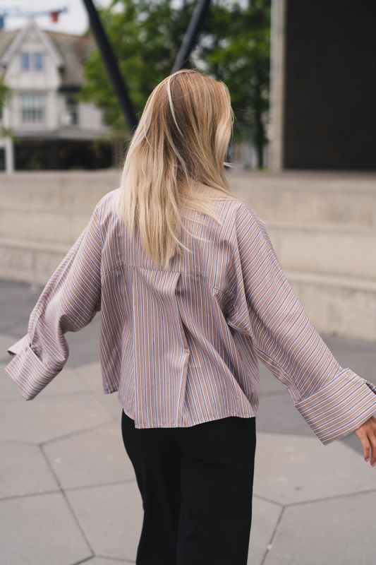 Atari Shirt Beige Stripe 