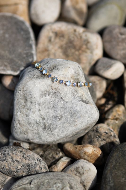 Calanthe Bracelet Gold Sky Combo 