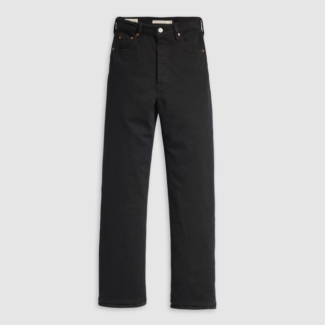 Hovedbilde Ribcage Straight Ankle Jeans Black Sprout 