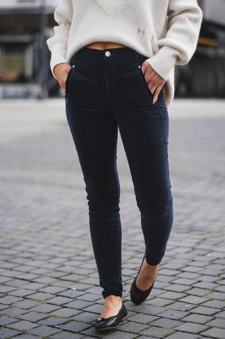 Hovedbilde Jolie Pure 618 Navy Mini Corduroy Regular 