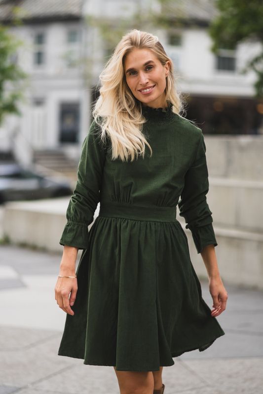 Embrace Dress Moss Green 