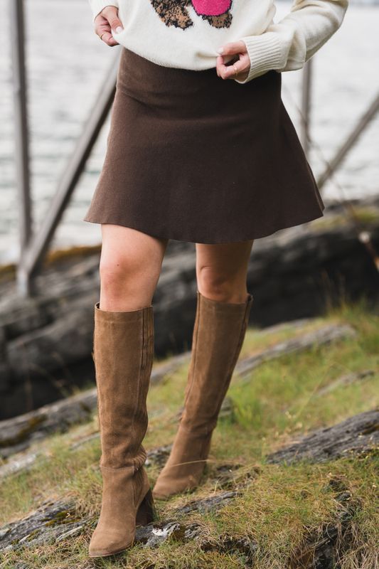 Mercy East Skirt Slate Black 