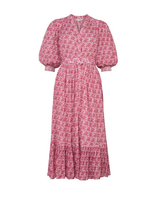 Hovedbilde Twisted Midi Dress Wildflowers 