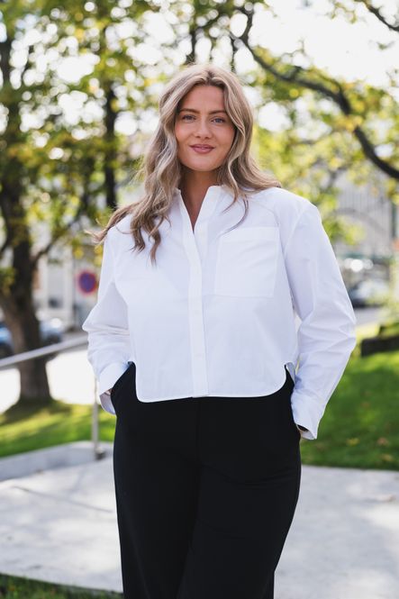Hovedbilde Scott Cropped Shirt White 