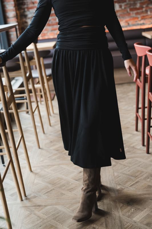 Jersey Skirt Black 