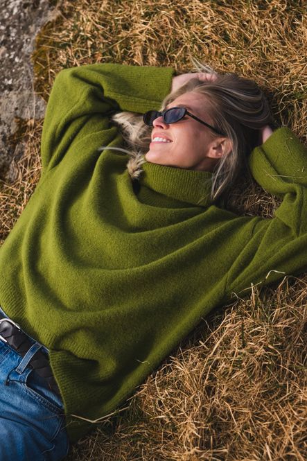 Hovedbilde Naline Knit Blouse Sage Green 