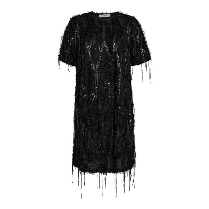 Silla Sequin Dress Black 