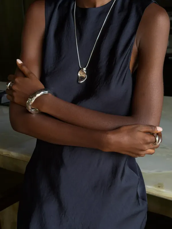 Arc Necklace Silver