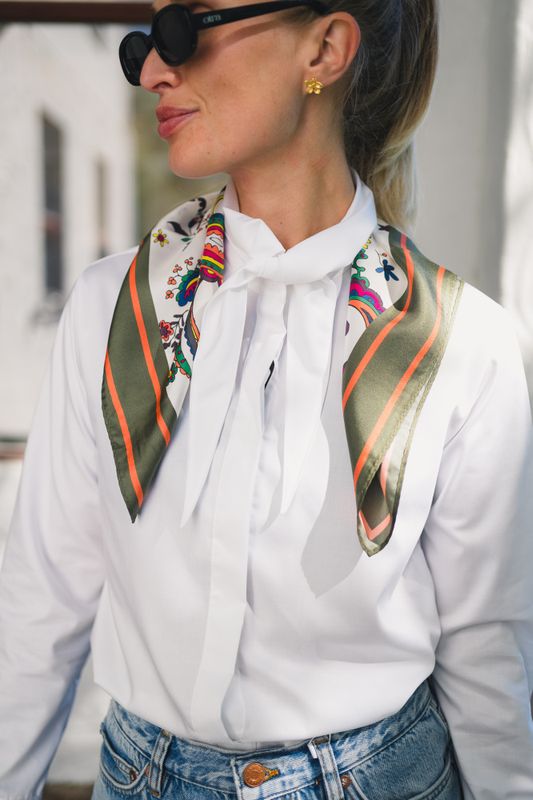 Elsa Knot Collar White 
