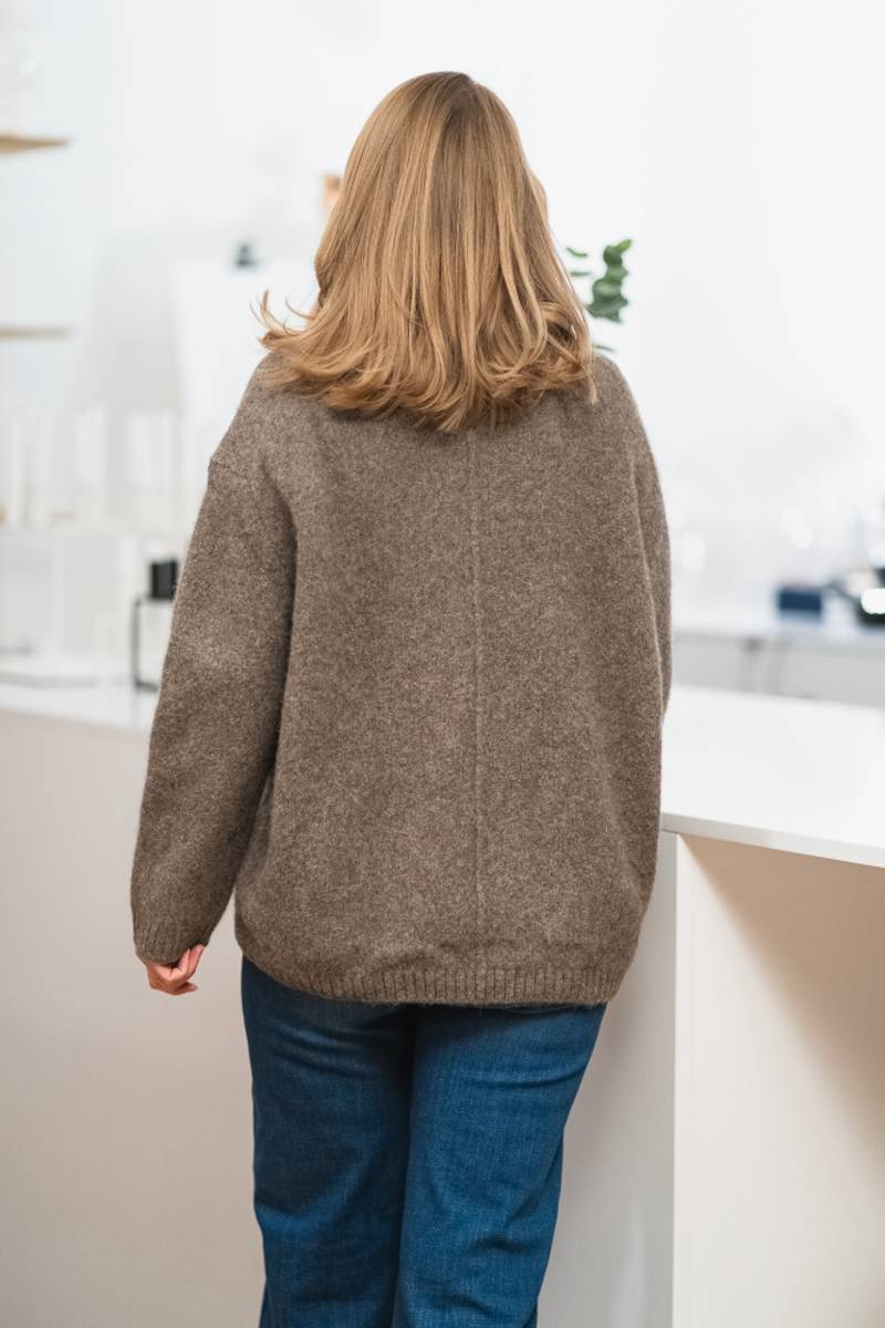 Sierra Undyed Roundneck Sweater Indus