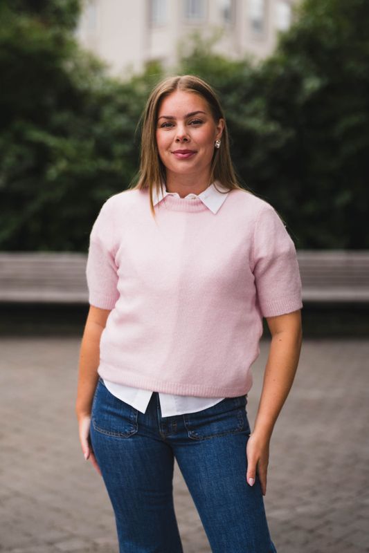 Johi SS Wool Blend Pullover Pale Lilac 