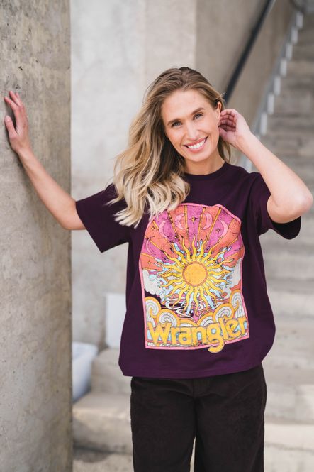 Hovedbilde Girlfriend Tee Potent Purple 