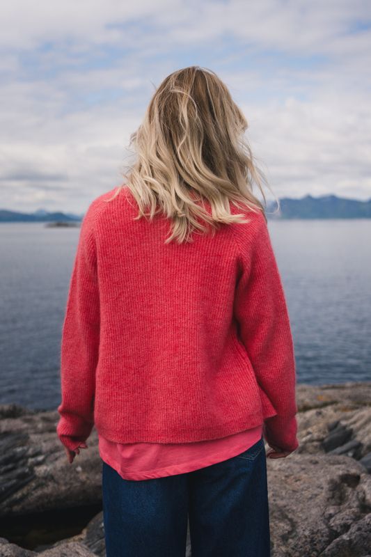 Amalie Cardigan Tea Rose 