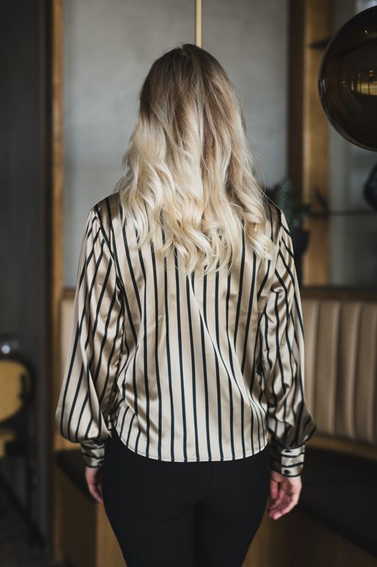 Lee Shirt Tan Stripe 