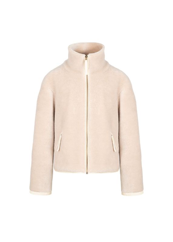 Kellie Shearling Jacket Beige 