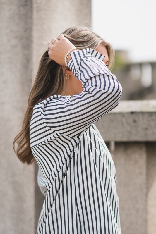 Cilia Shirt Black Stripe 