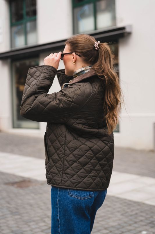 Iva Quilt Jacket Khaki 