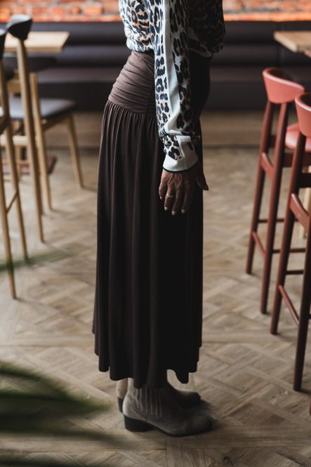 Hovedbilde Jersey Skirt Brown 