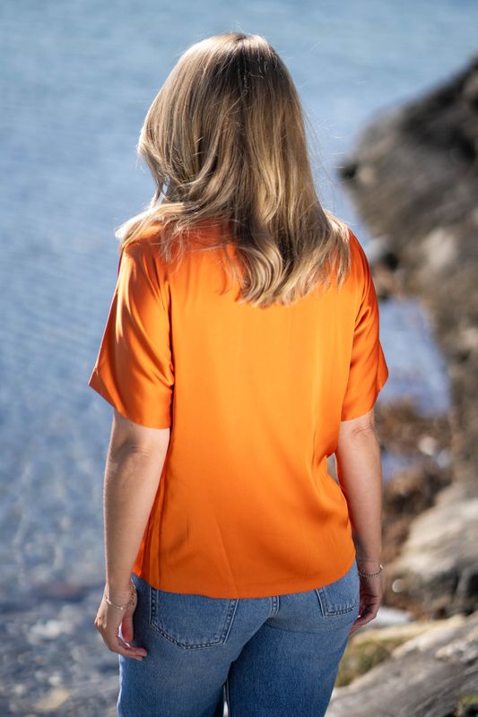 Dagmar Blouse Tangerine 