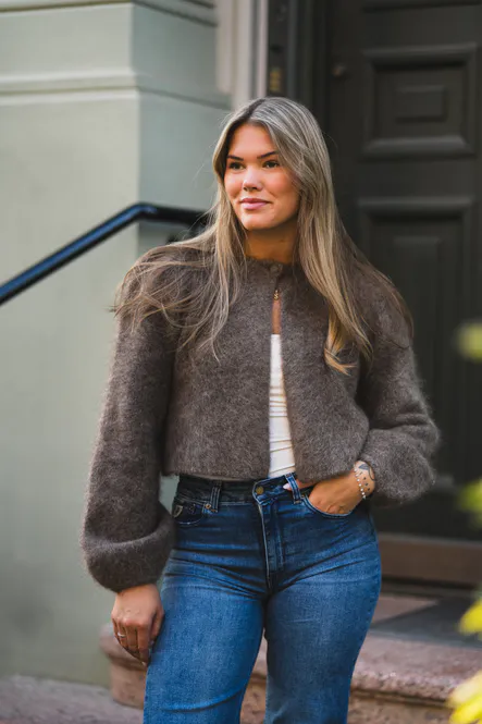 Hovedbilde Amelia Chunky Cardigan Brown 