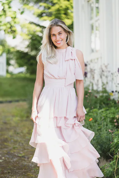 Hovedbilde Marli Solid Chiffon Dress Rose 