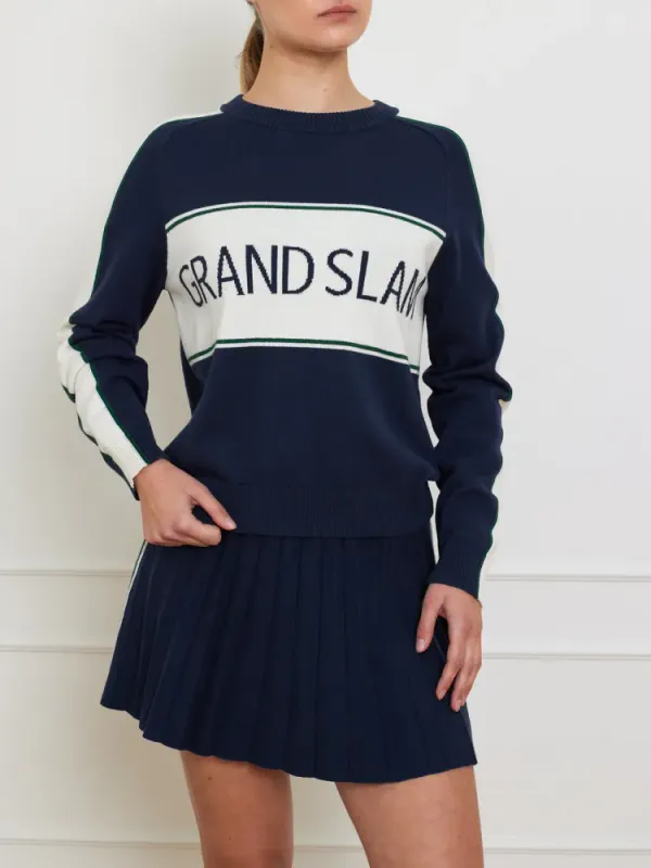 Grand Slam Sweater Navy Blue 