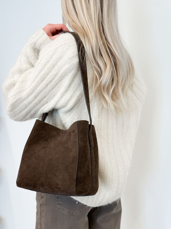 Sac Mini Suede Truffle 