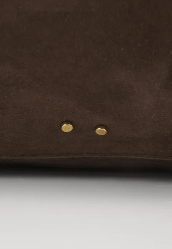 Suede Eden Bag Hot Fudge Brown 