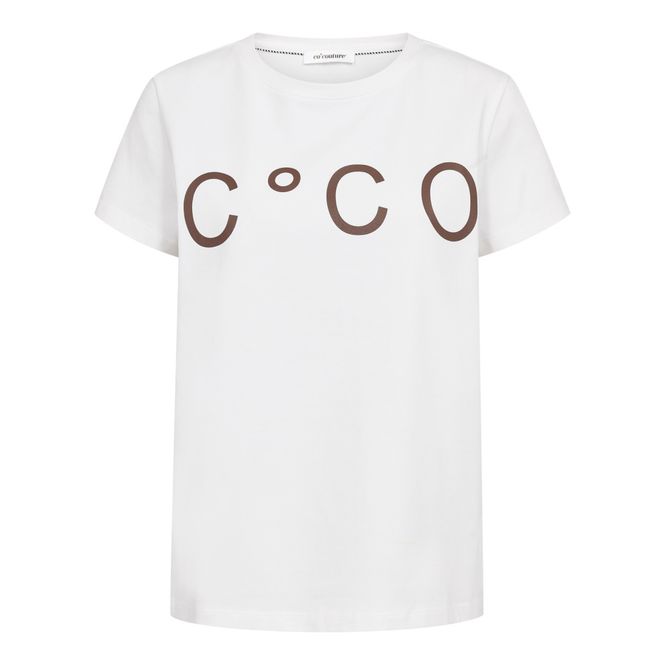 Hovedbilde Signature New Tee White/Dark Brown 