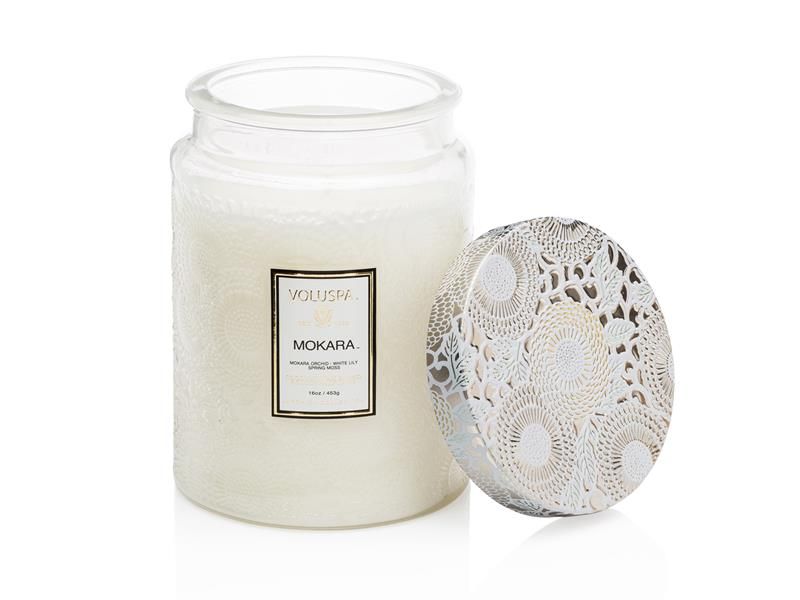 Large Jar Candle Mokara 