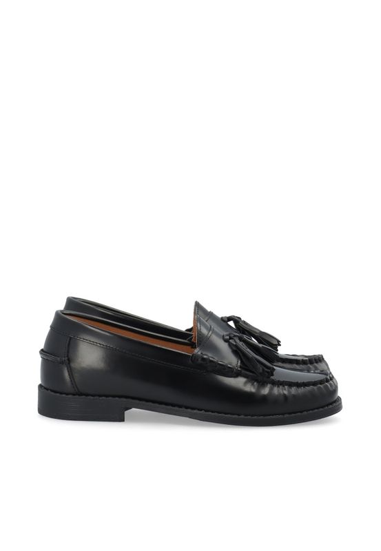 Pop Tassle & Fringe Loafer Polido Black 