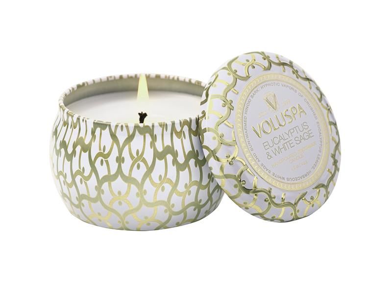 Mini Tin Candle Eucalyptus & White Sage 