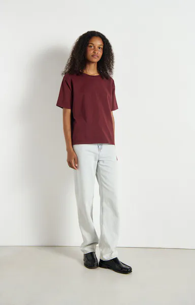 Hovedbilde Fizvalley T-Shirt Vintage Burgundy 