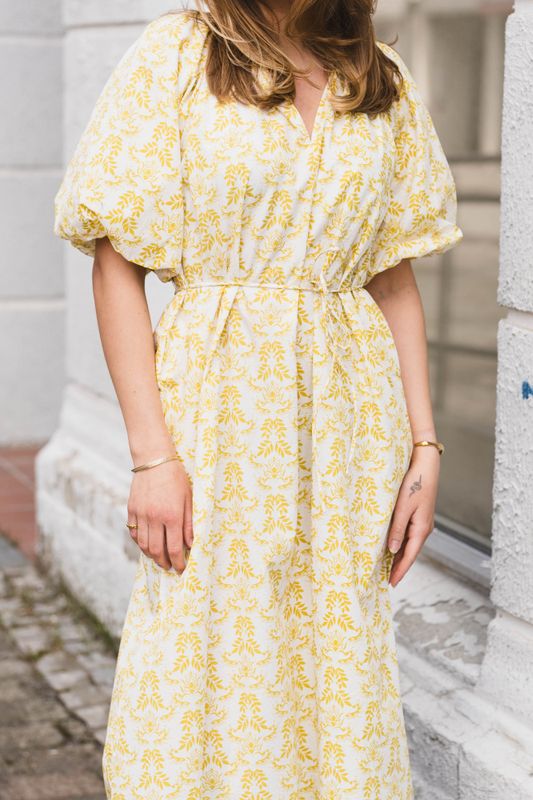 Colea 2/4 Long Dress Pristine Colea Print 