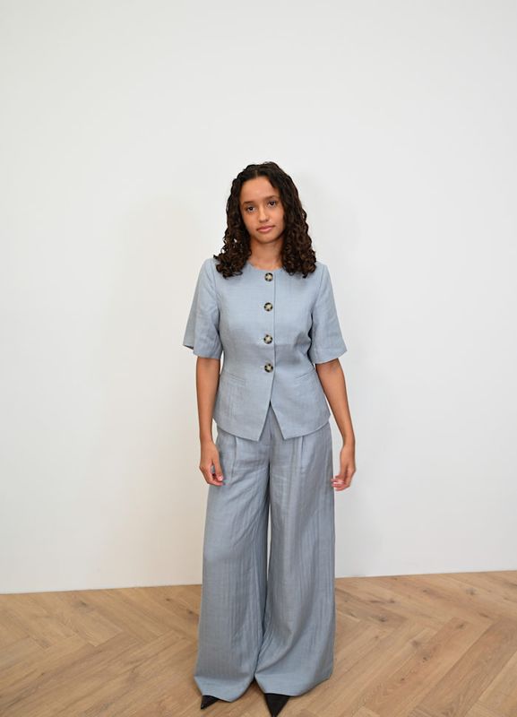 Kazia MW Pants Dove Blue 