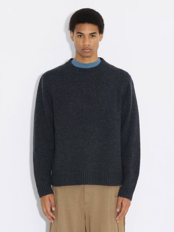 Holzweiler Fluffy Crew Dark Grey 