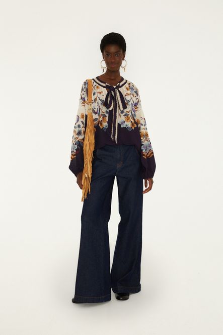 Hovedbilde Golden Nature Navy Blue Blouse 