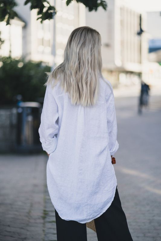 Mynthe Linen Shirt White