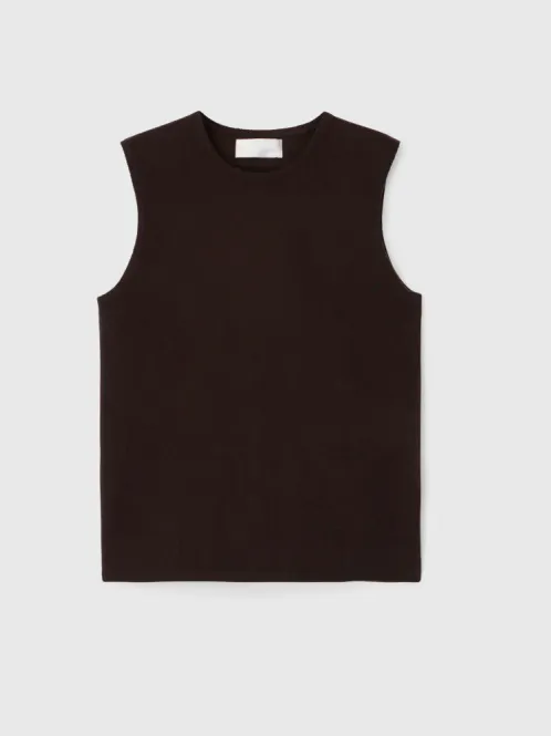 Hovedbilde Classic Cashmere Tank Chocolate