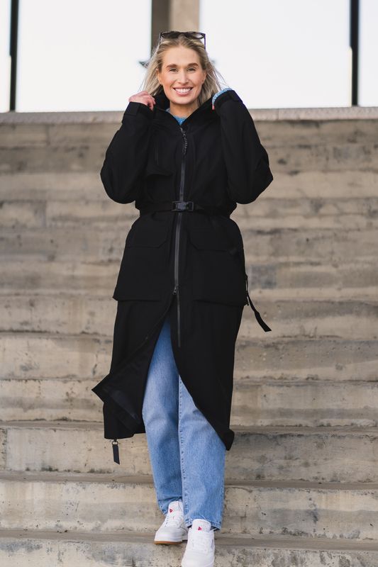 Klipra Coat Black 