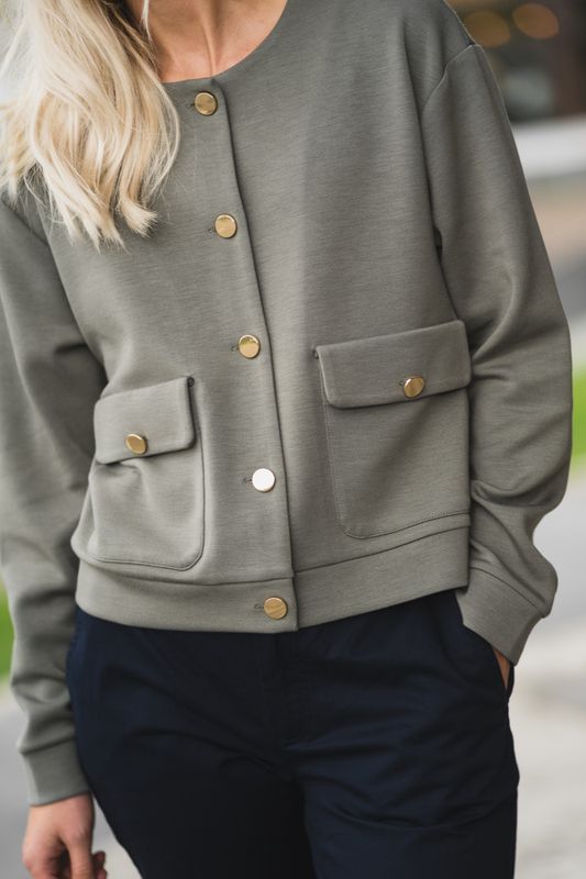 Gida Vincent Jacket Mulled Basil 