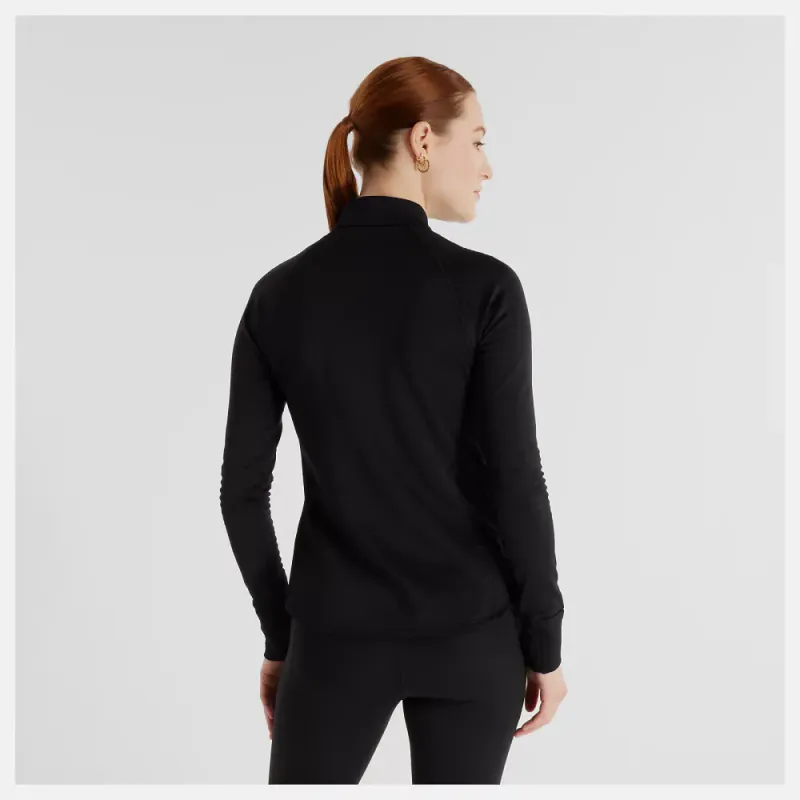 RC Essential Heat Grid 1/2 Zip Black 