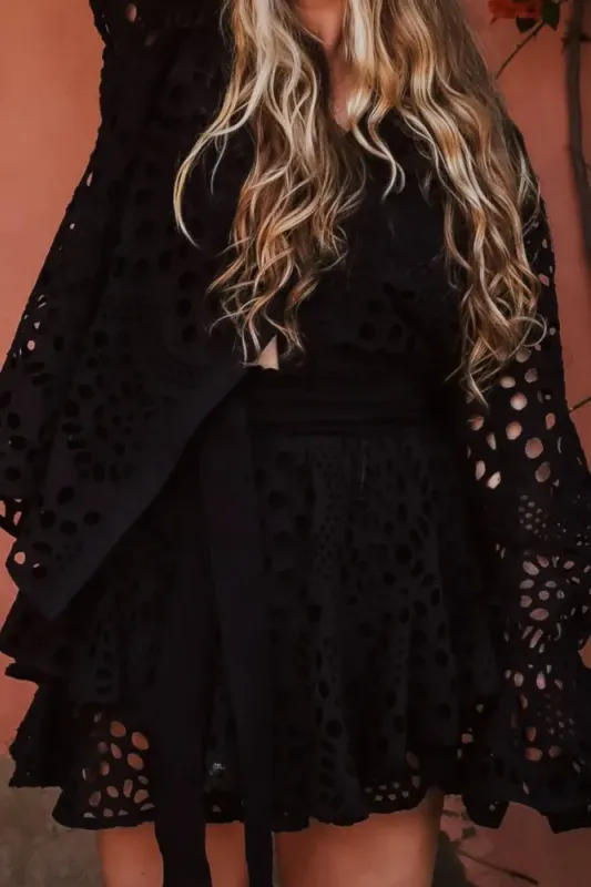 Chiffy Skirt Shorts Black 