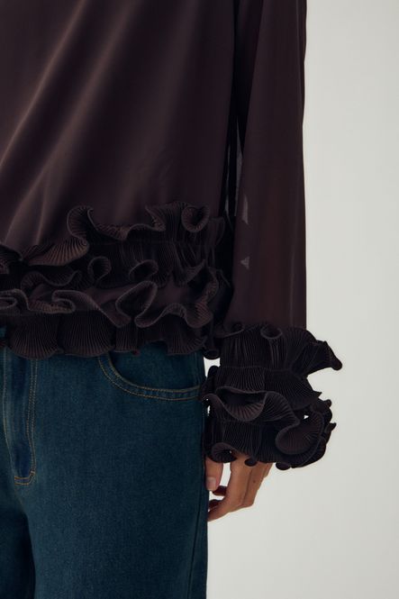 Hovedbilde Latanietta Blouse Chocolate 