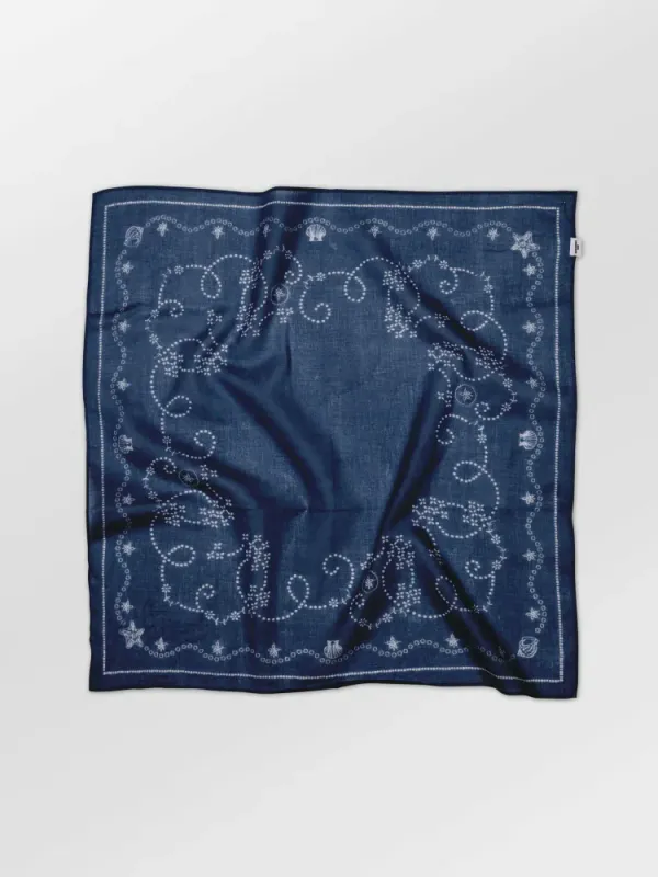 Anglaisia Cotta Scarf Navy Blue
