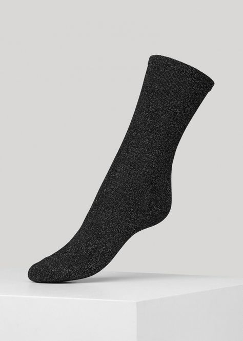 Hovedbilde Mel Soft Plain Sock Black 